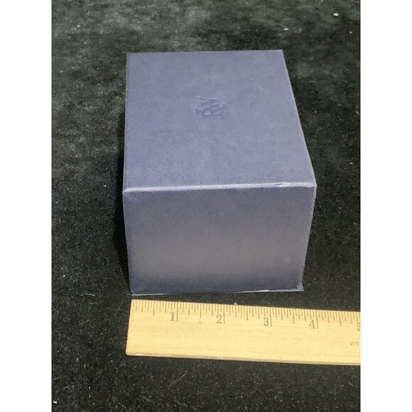 Raymond Weil Watch Box Presentation White Blue Cardboard Display Empty - Picture 7 of 8